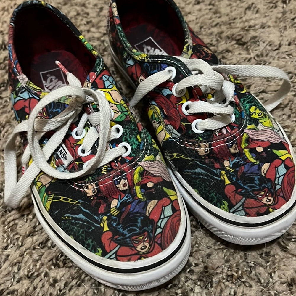 Kids Marvel Vans